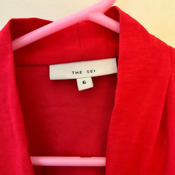 The Sei Tie Front Viscose Blouse Size 6 - Picture 2 of 6